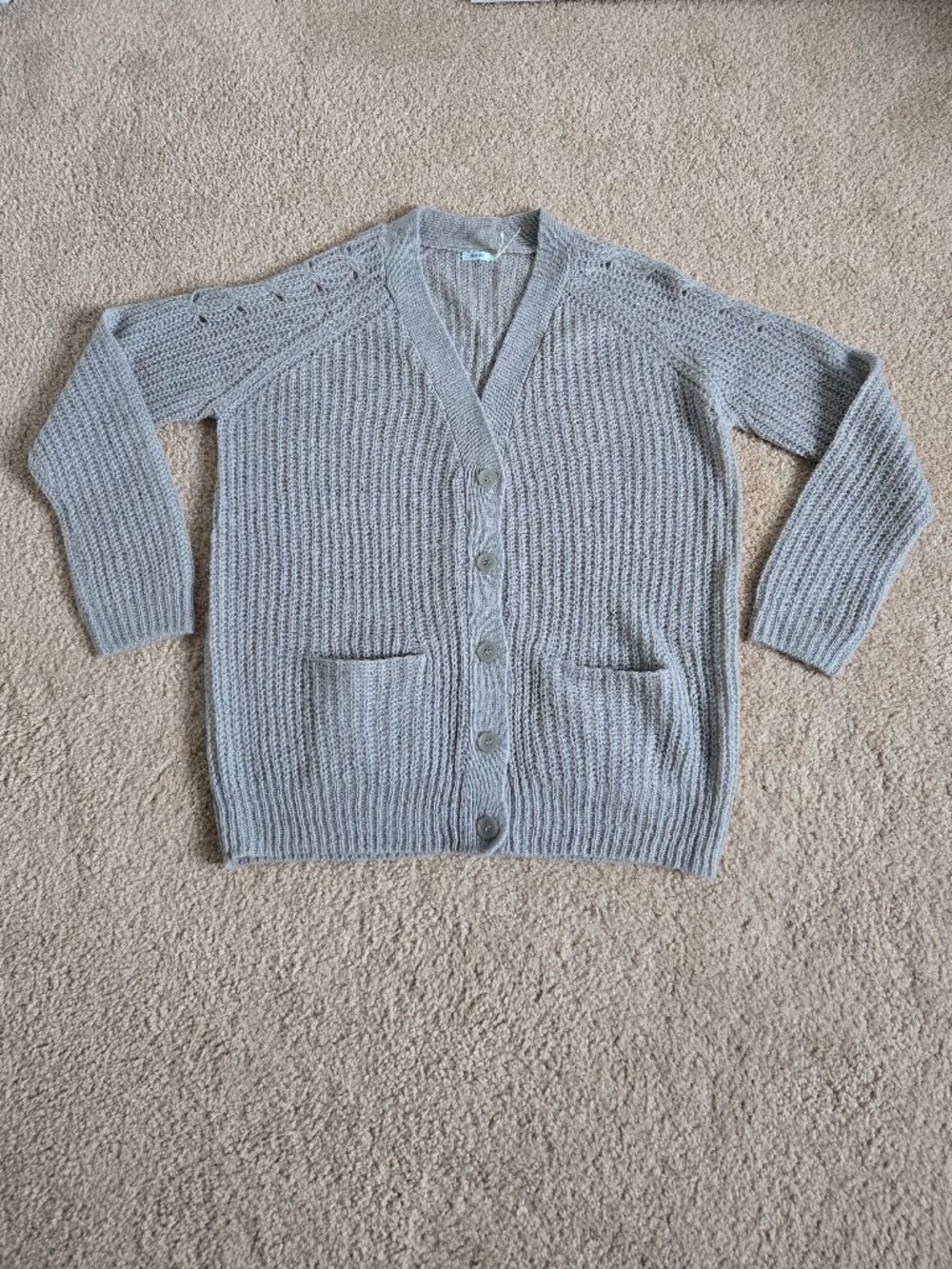 Kimchi Blue oversized delicate knit cardigan sweater - Picture 8 of 8